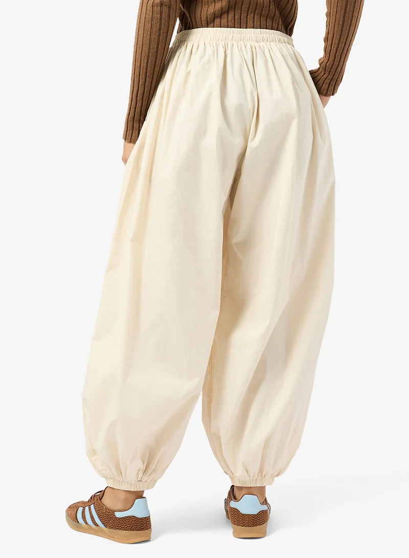 Ginger  Pleated Wide Leg Balloon Pants for Women | Best Price UAE